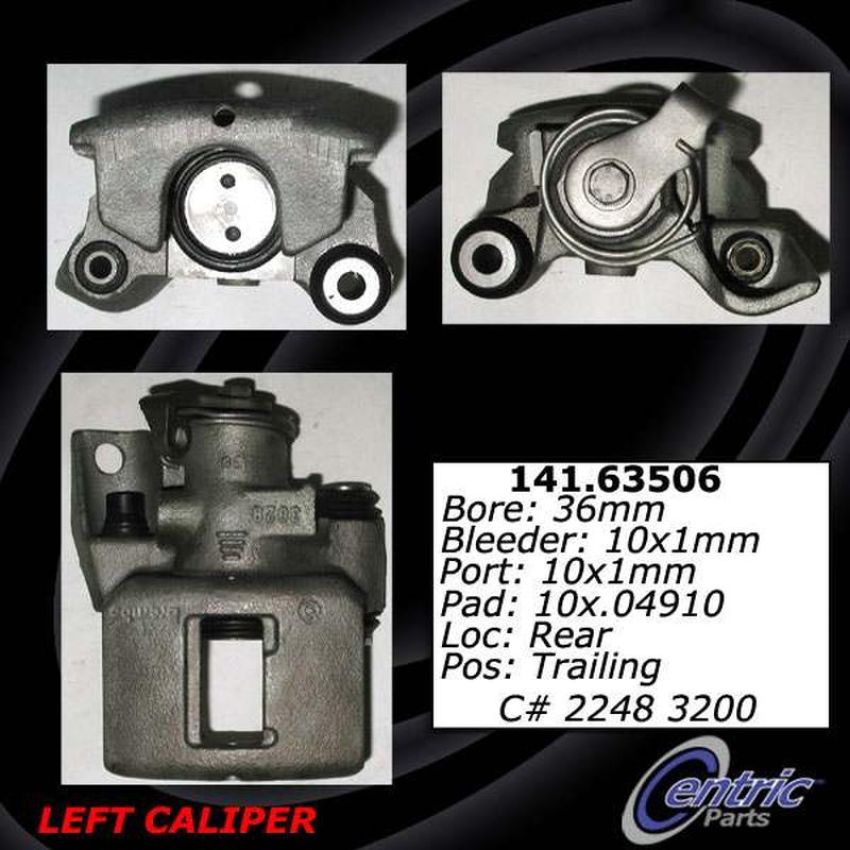 CENTRIC PARTS 141.63505 Centric Semi-Loaded Brake Caliper