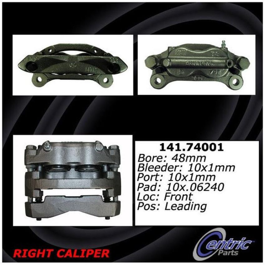 CENTRIC PARTS 141.74001 Centric Semi-Loaded Brake Caliper