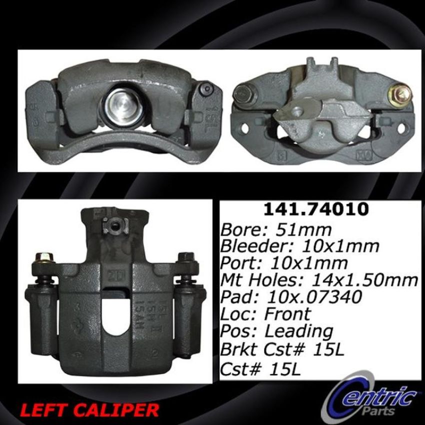 CENTRIC PARTS 141.74010 Centric Semi-Loaded Brake Caliper
