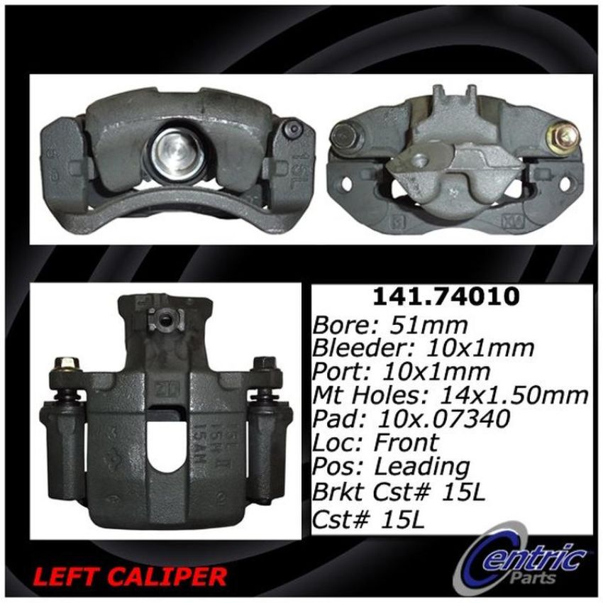CENTRIC PARTS 141.74010 Centric Semi-Loaded Brake Caliper