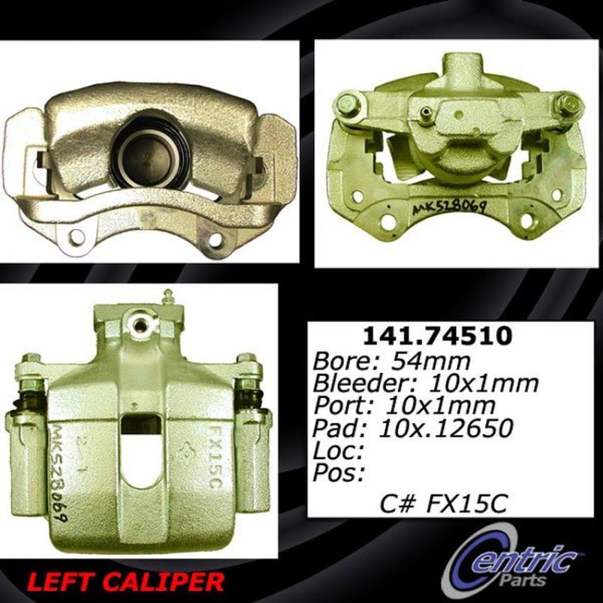 CENTRIC PARTS 141.74510 Centric Semi-Loaded Brake Caliper