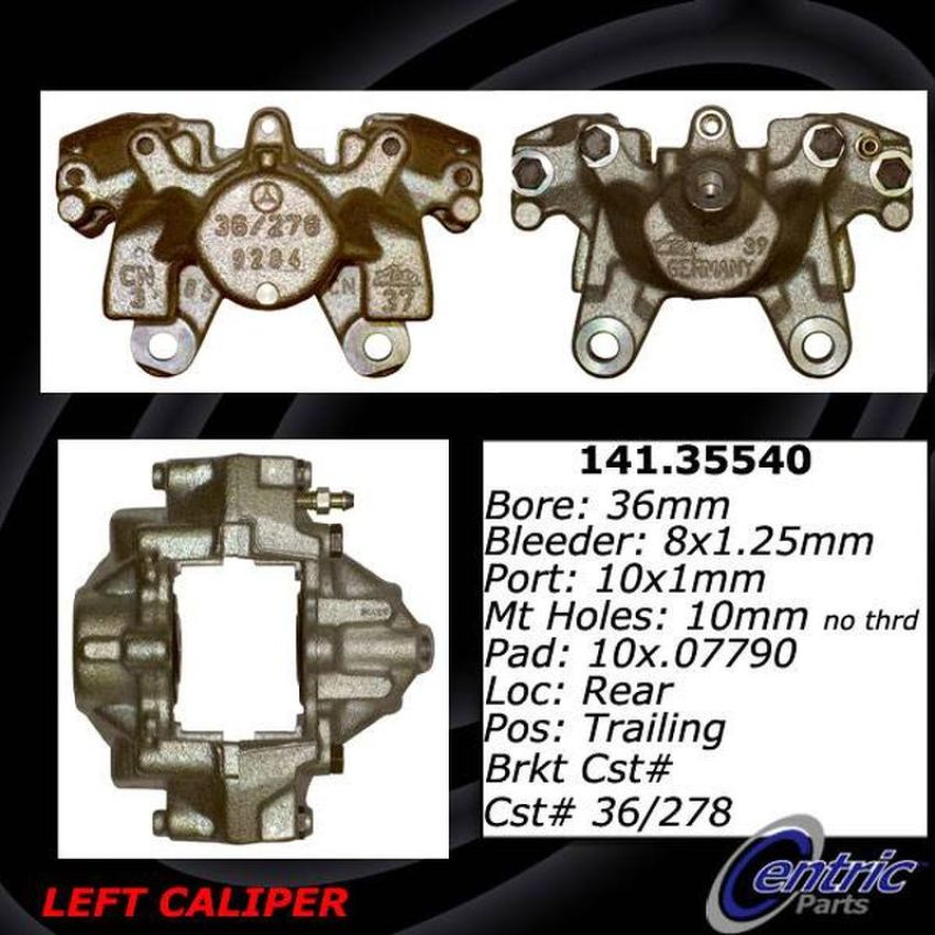 CENTRIC PARTS 142.35540 Posi Quiet Loaded Caliper