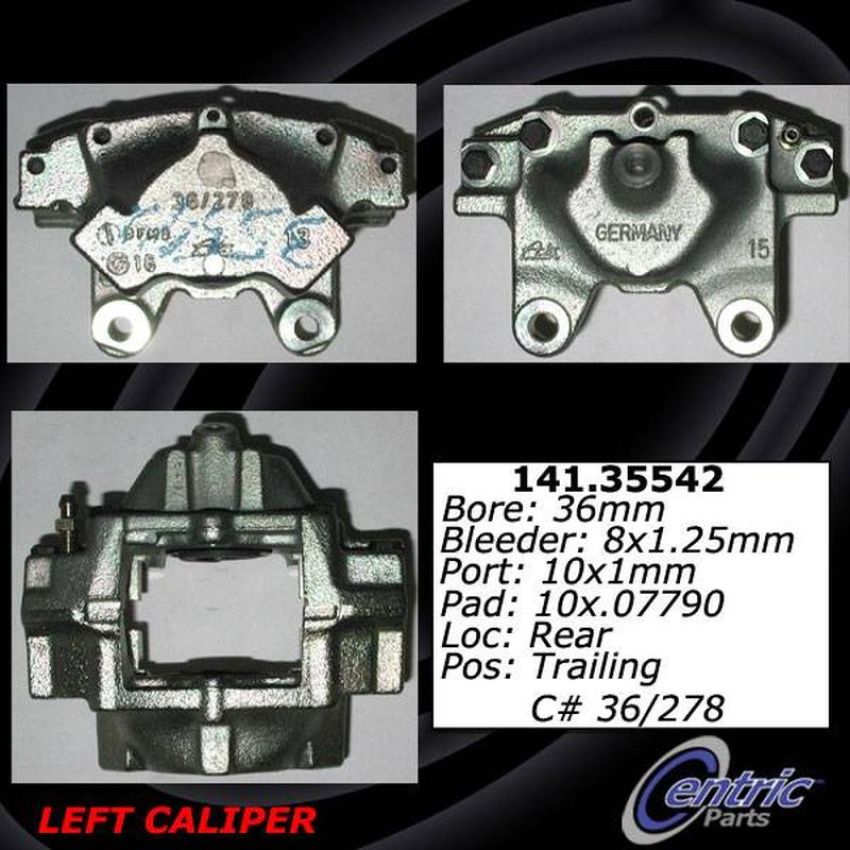 CENTRIC PARTS 142.35542 Posi Quiet Loaded Caliper
