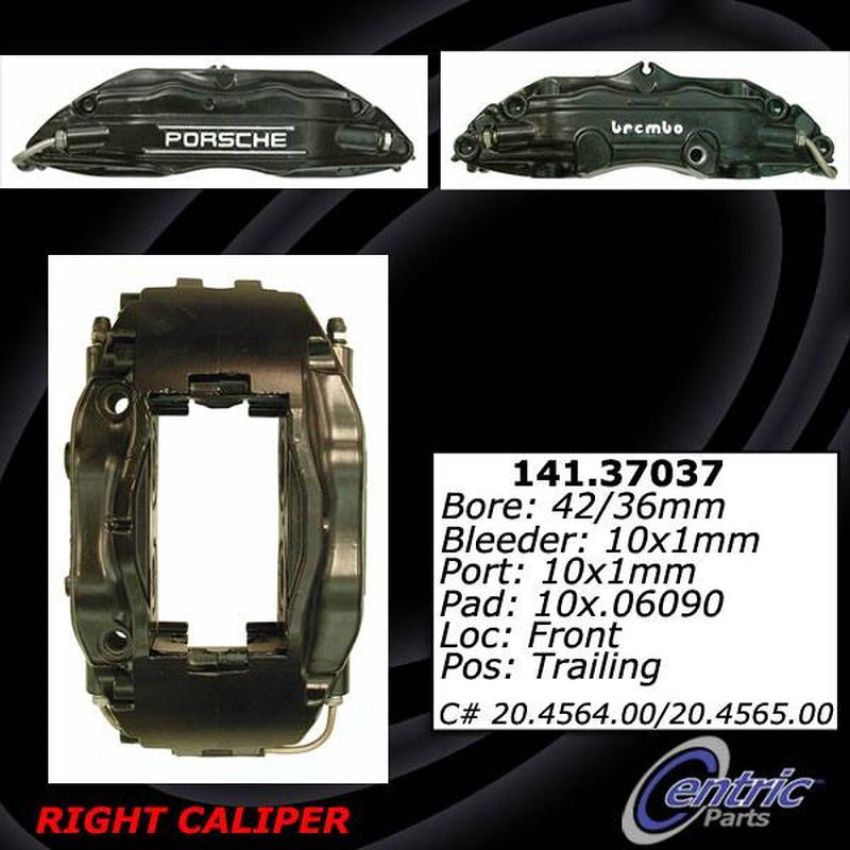 CENTRIC PARTS 142.37037 Posi Quiet Loaded Caliper