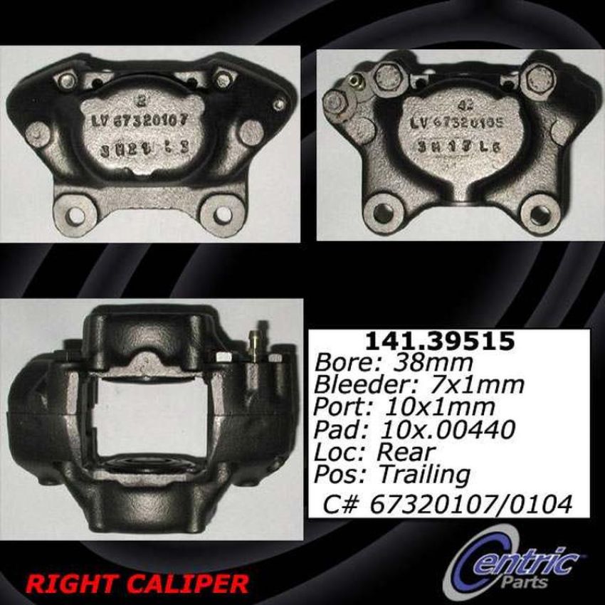 CENTRIC PARTS 142.39516 Posi Quiet Loaded Caliper