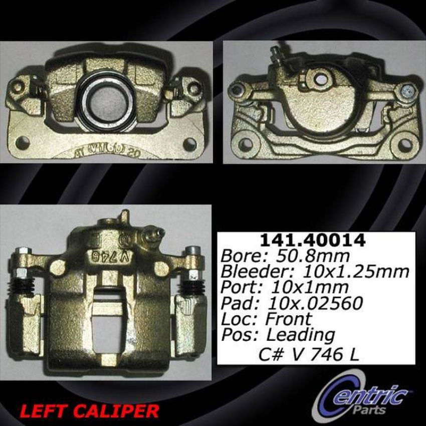 CENTRIC PARTS 142.40014 Posi Quiet Loaded Caliper