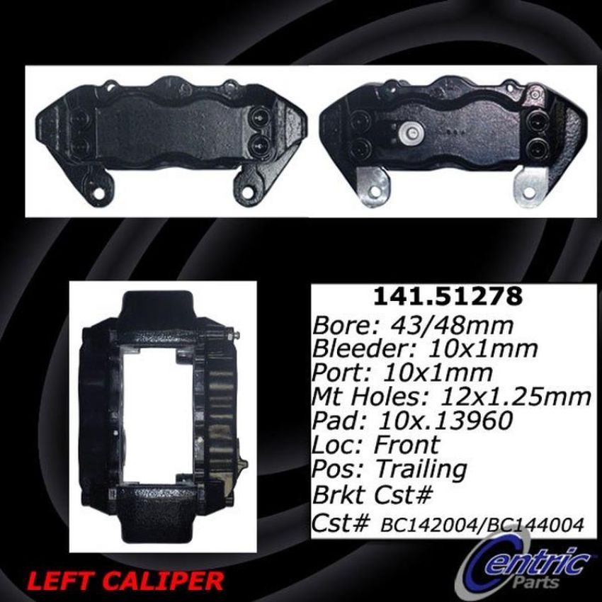 CENTRIC PARTS 142.51278 Posi Quiet Loaded Caliper