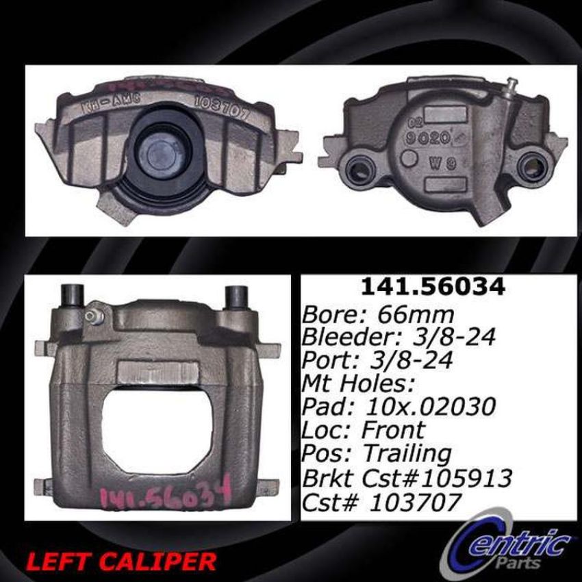 CENTRIC PARTS 142.56033 Posi Quiet Loaded Caliper