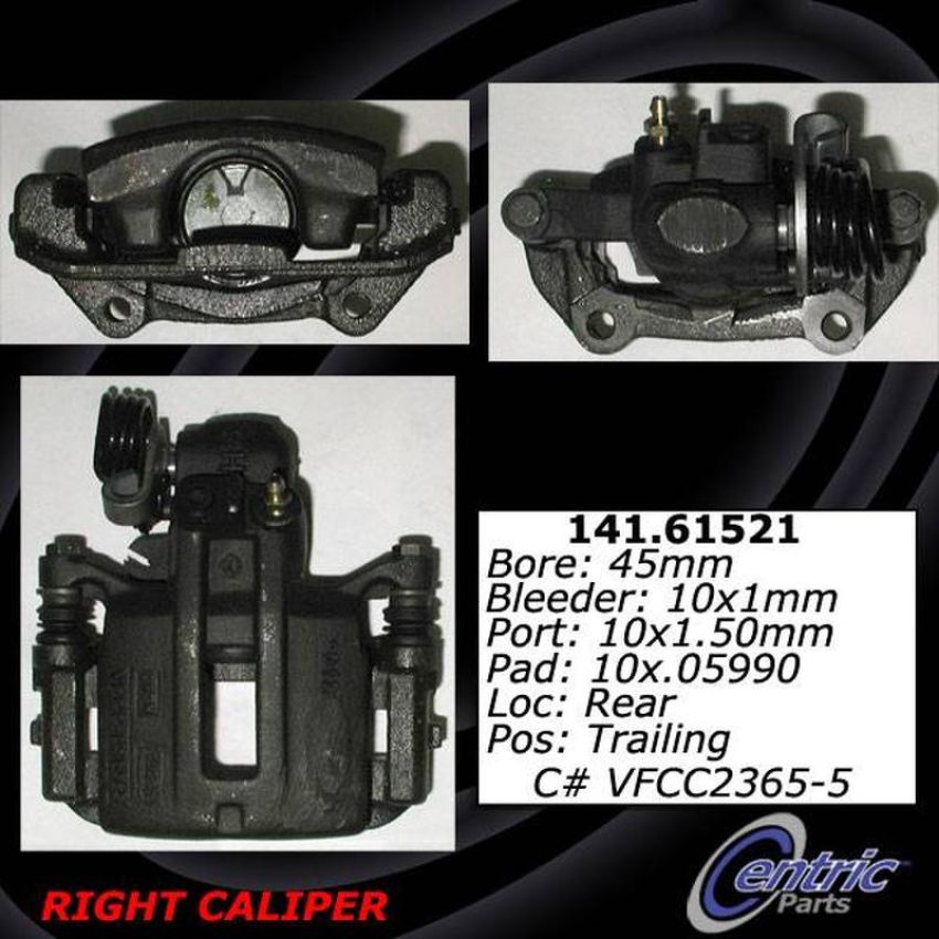 CENTRIC PARTS 142.61521 Posi Quiet Loaded Caliper