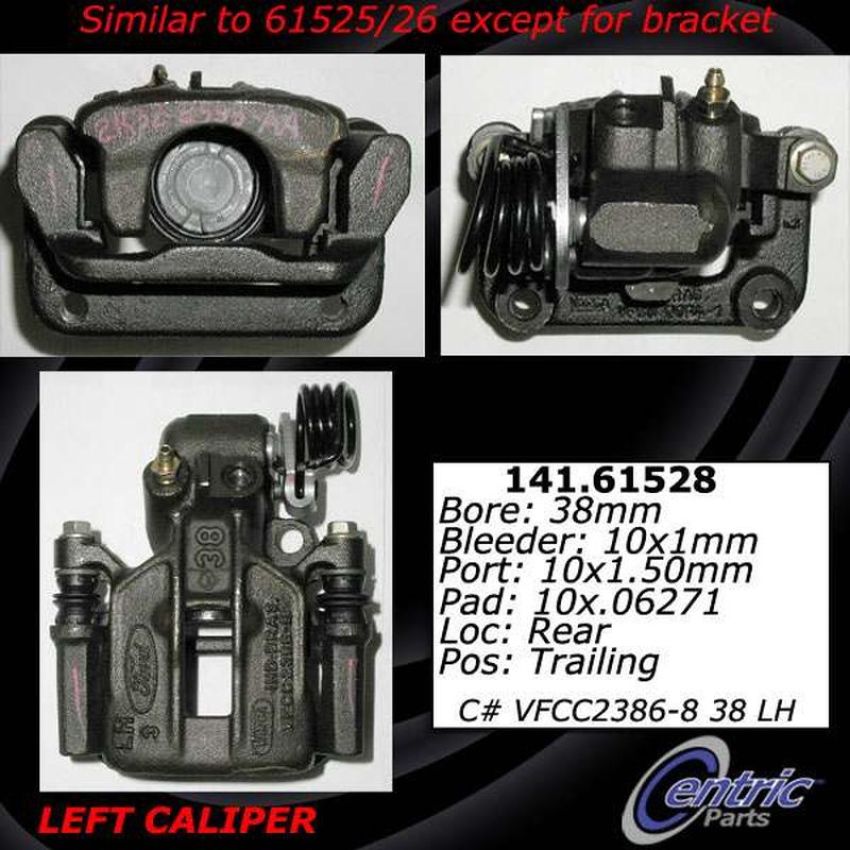 CENTRIC PARTS 142.61527 Posi Quiet Loaded Caliper