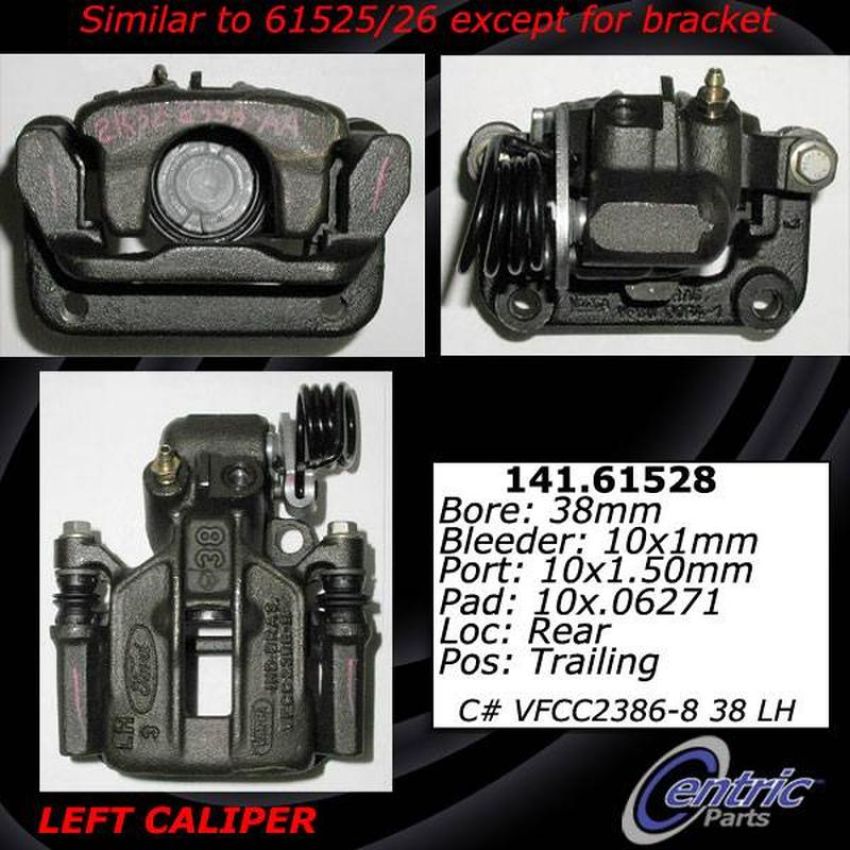 CENTRIC PARTS 142.61528 Posi Quiet Loaded Caliper