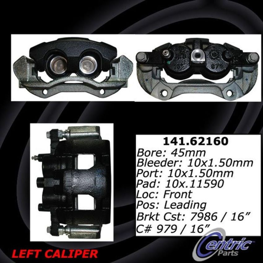 CENTRIC PARTS 142.62160 Posi Quiet Loaded Caliper