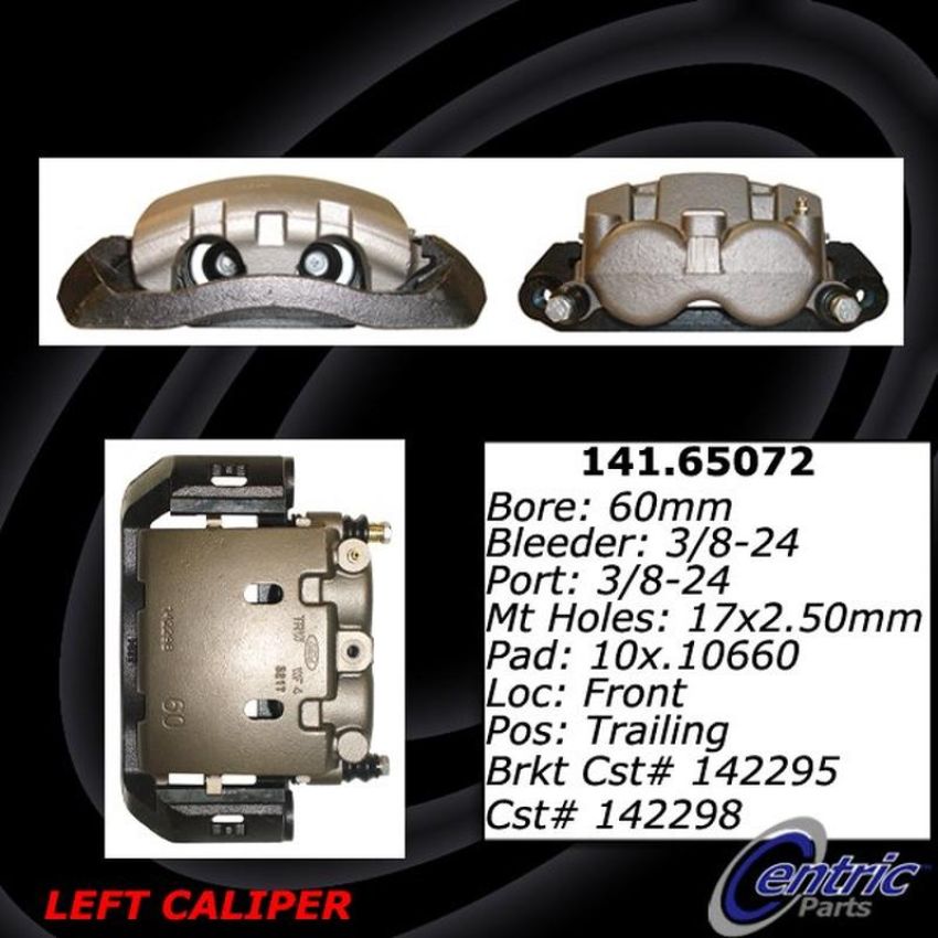 CENTRIC PARTS 142.65072 Posi Quiet Loaded Caliper