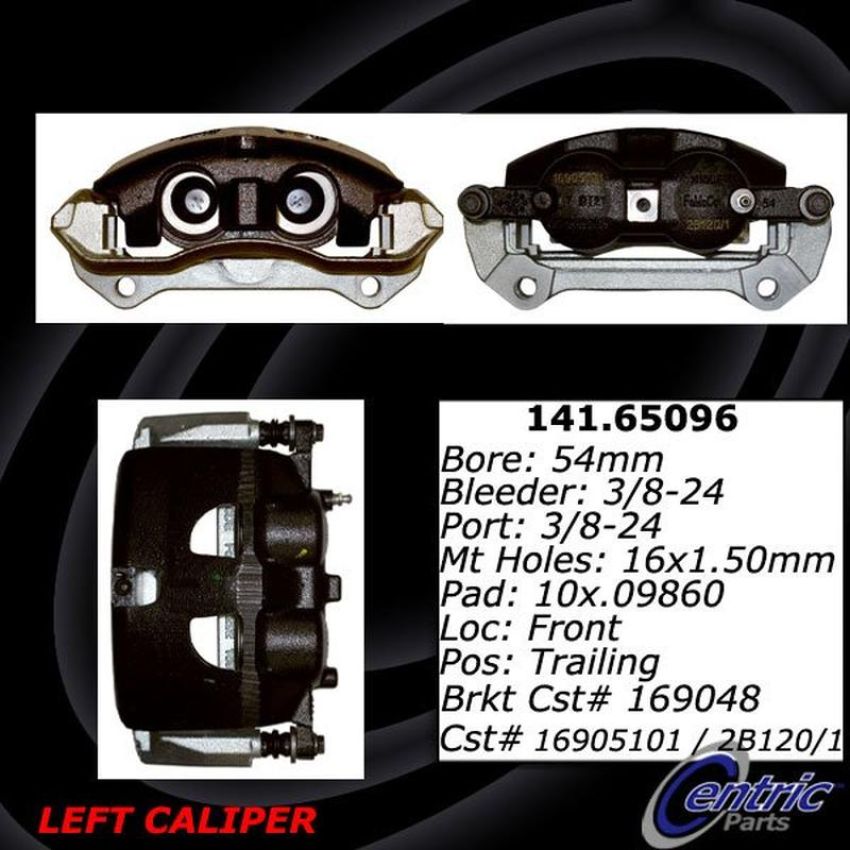 CENTRIC PARTS 142.65096 Posi Quiet Loaded Caliper