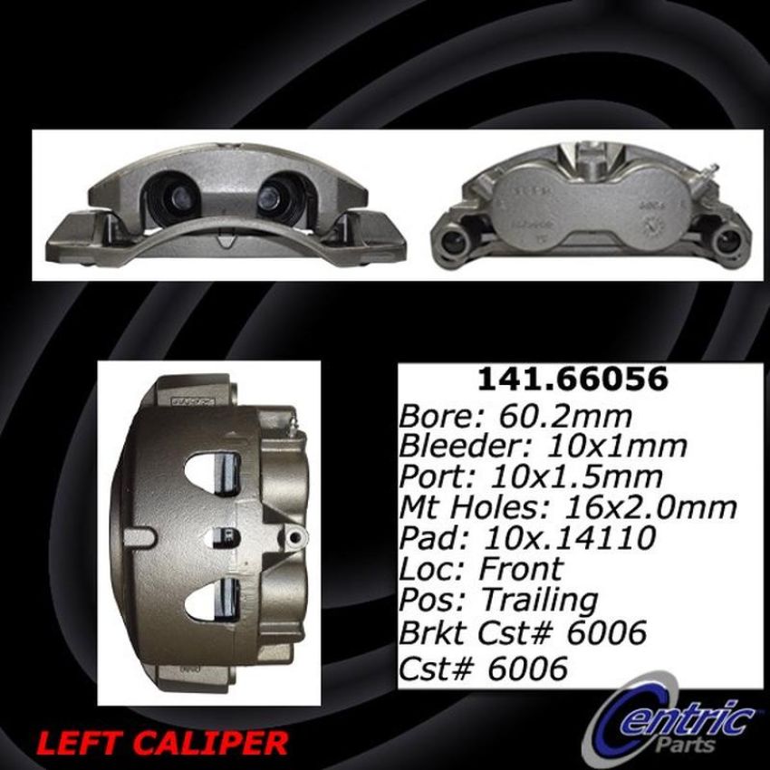 CENTRIC PARTS 142.66056 Posi Quiet Loaded Caliper