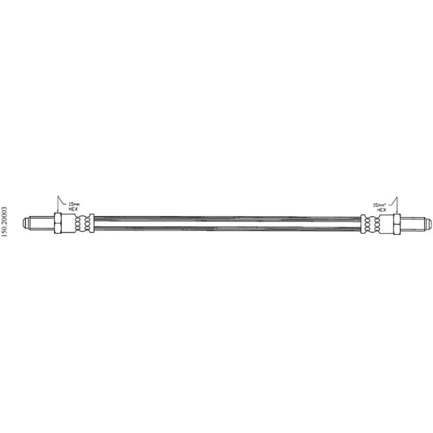 CENTRIC PARTS 150.20003 Centric Brake Hose