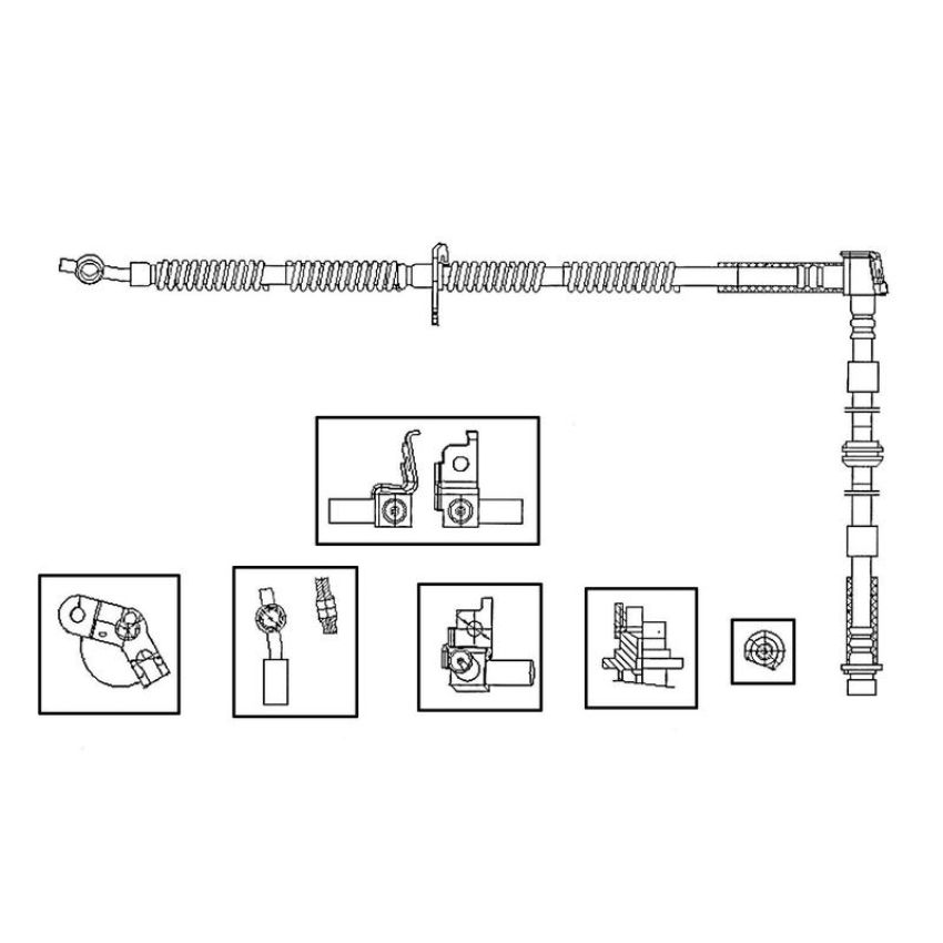 CENTRIC PARTS 150.22015 Centric Brake Hose