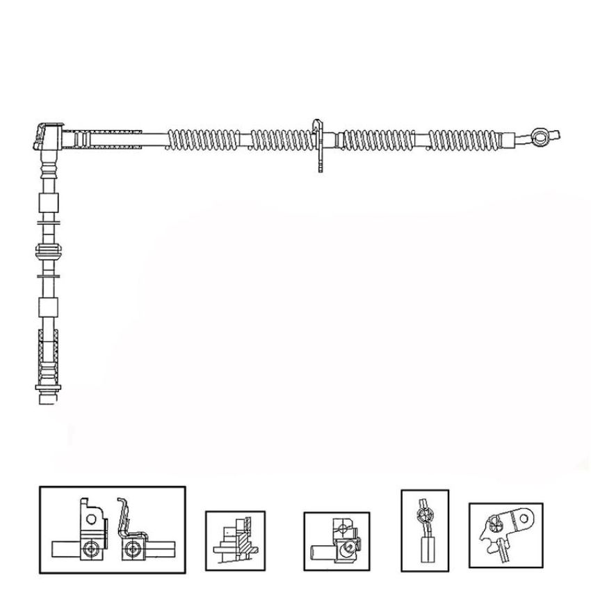 CENTRIC PARTS 150.22016 Centric Brake Hose