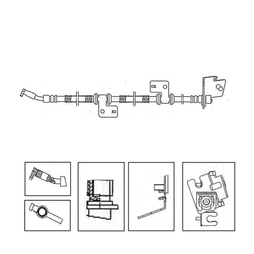 CENTRIC PARTS 150.28005 Centric Brake Hose