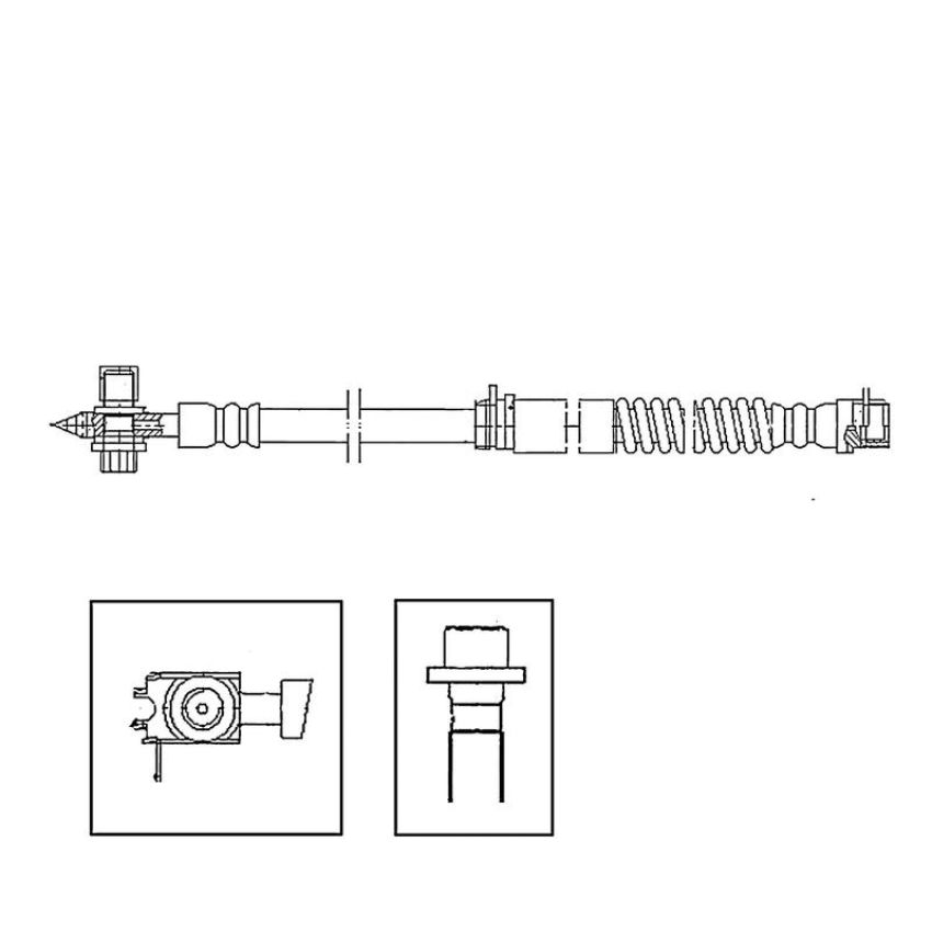 CENTRIC PARTS 150.33062 Centric Brake Hose