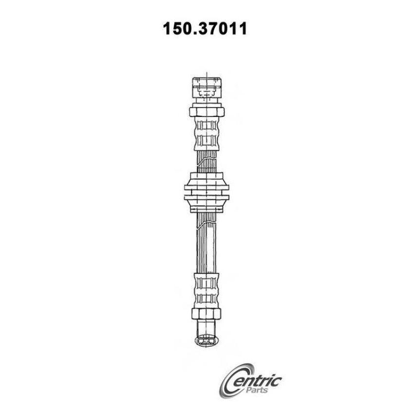 CENTRIC PARTS 150.37011 Centric Brake Hose