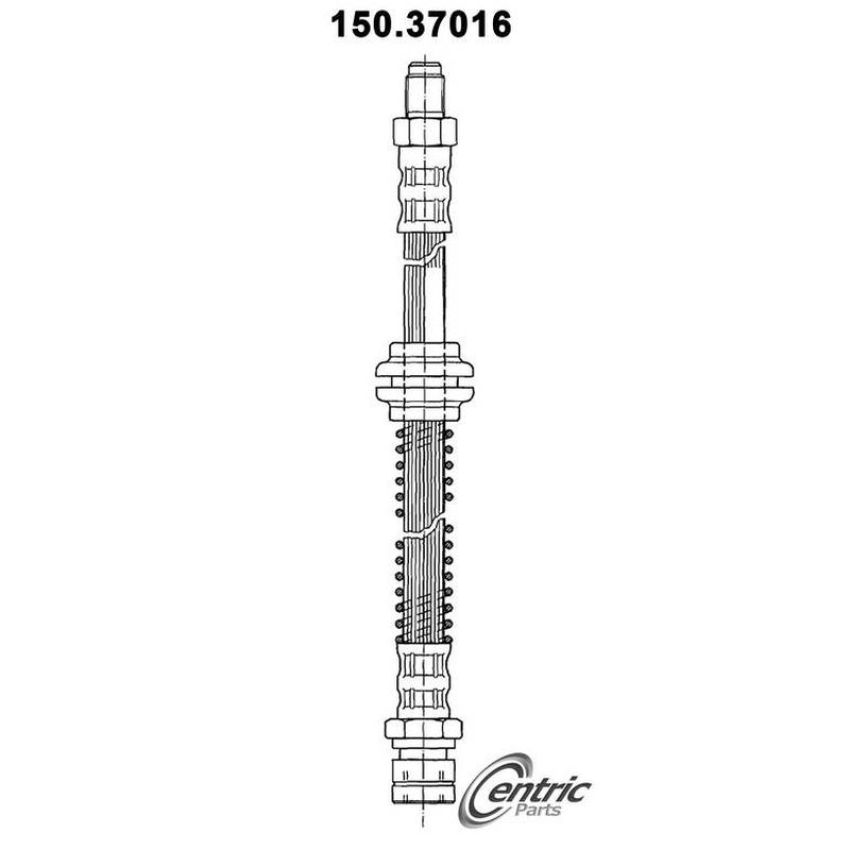CENTRIC PARTS 150.37016 Centric Brake Hose