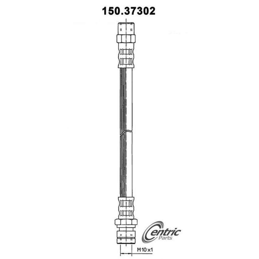 CENTRIC PARTS 150.37302 Centric Brake Hose