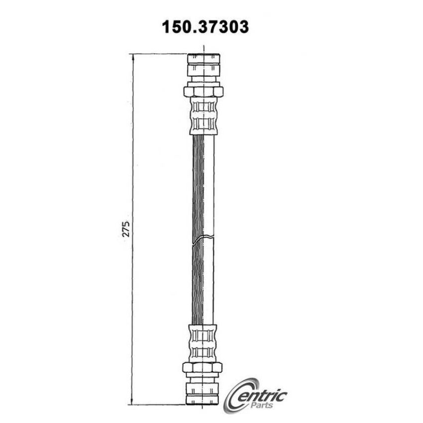 CENTRIC PARTS 150.37303 Centric Brake Hose