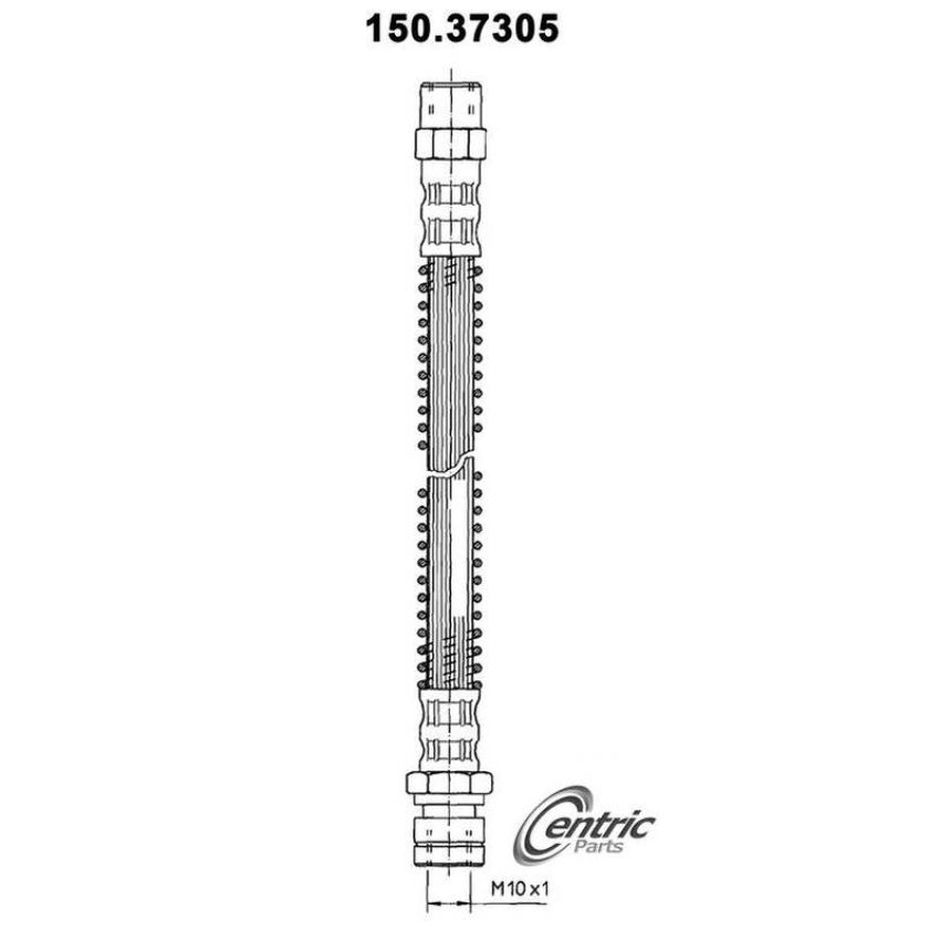 CENTRIC PARTS 150.37305 Centric Brake Hose
