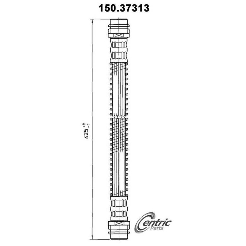 CENTRIC PARTS 150.37313 Centric Brake Hose