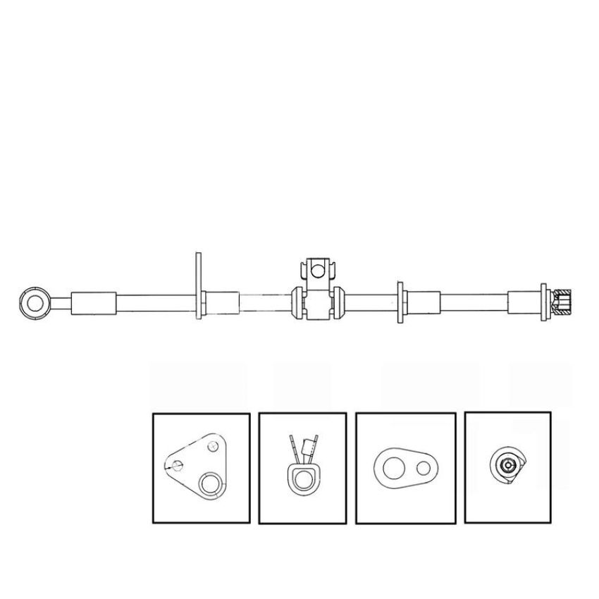 CENTRIC PARTS 150.40048 Centric Brake Hose