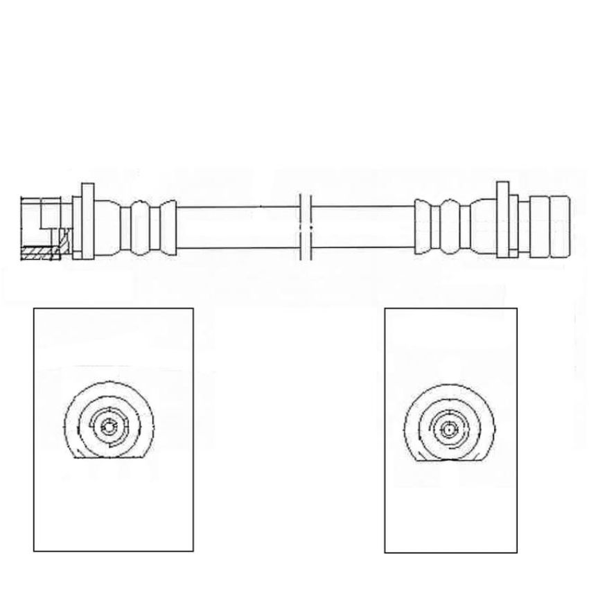 CENTRIC PARTS 150.40352 Centric Brake Hose