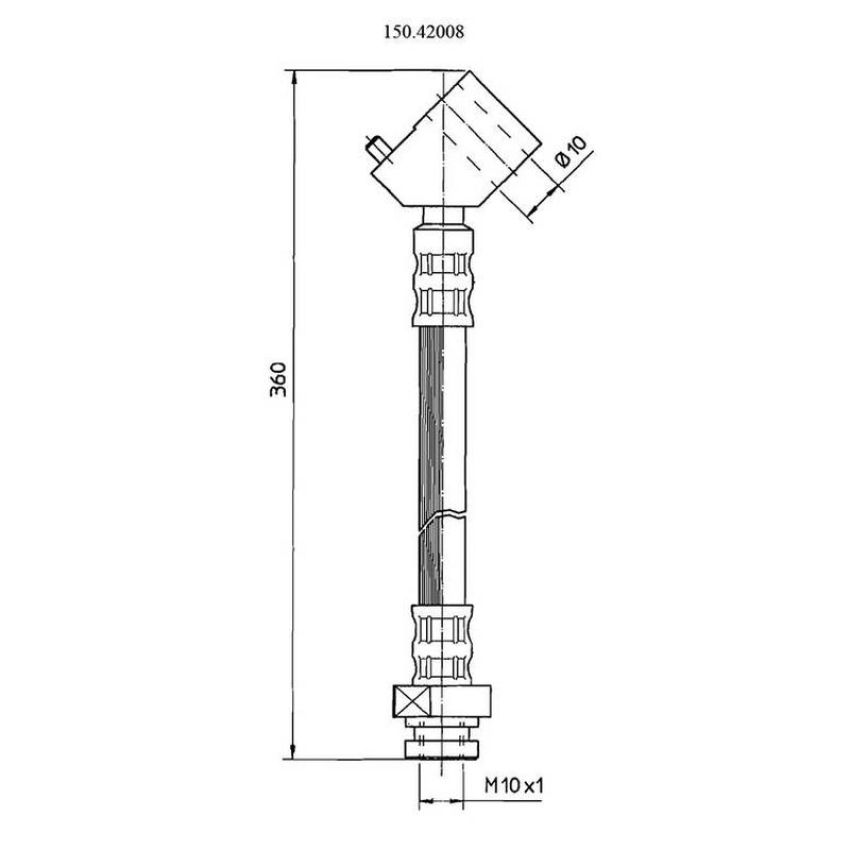 CENTRIC PARTS 150.42008 Centric Brake Hose