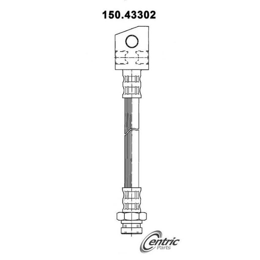 CENTRIC PARTS 150.43302 Centric Brake Hose