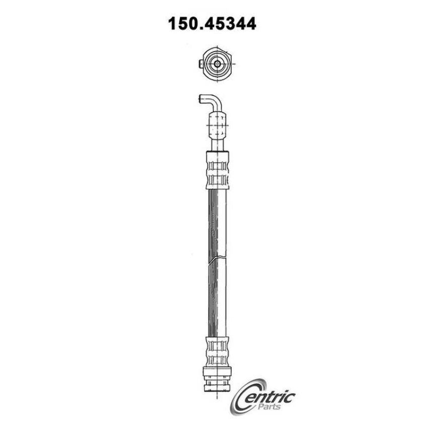 CENTRIC PARTS 150.45344 Centric Brake Hose
