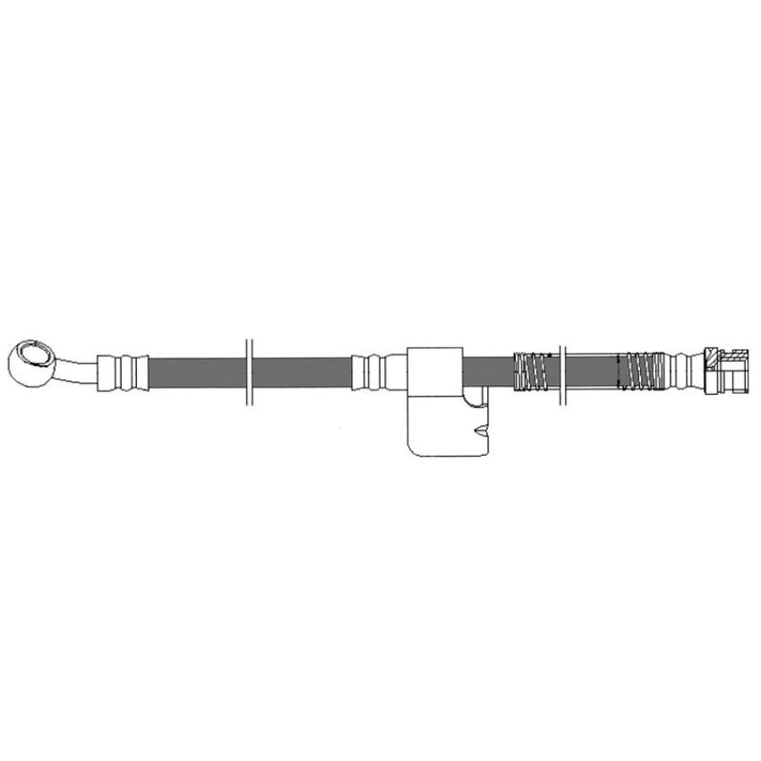 CENTRIC PARTS 150.51012 Centric Brake Hose