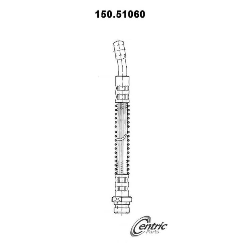 CENTRIC PARTS 150.51060 Centric Brake Hose