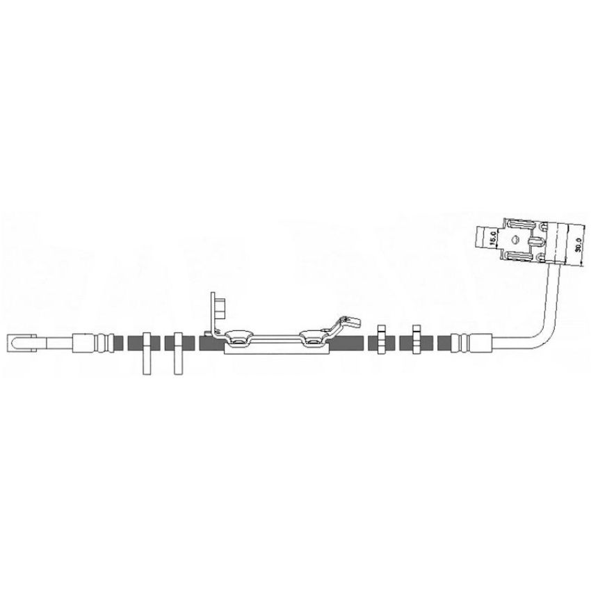 CENTRIC PARTS 150.58028 Centric Brake Hose