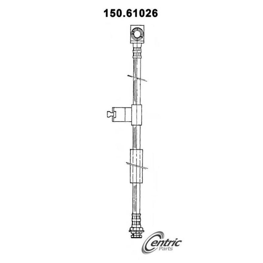 CENTRIC PARTS 150.61026 Centric Brake Hose