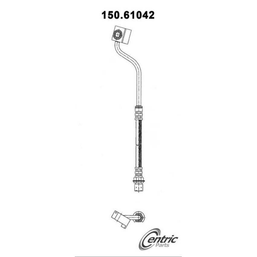 CENTRIC PARTS 150.61042 Centric Brake Hose