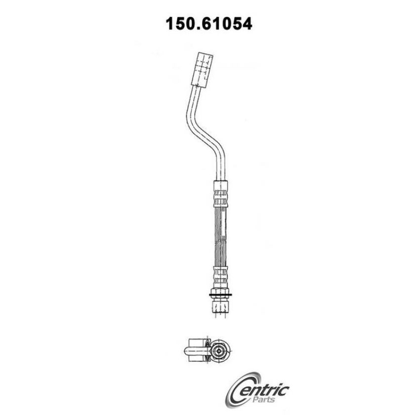 CENTRIC PARTS 150.61054 Centric Brake Hose