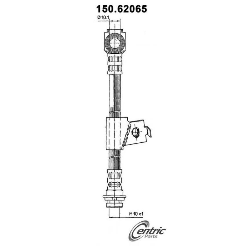 CENTRIC PARTS 150.62065 Centric Brake Hose