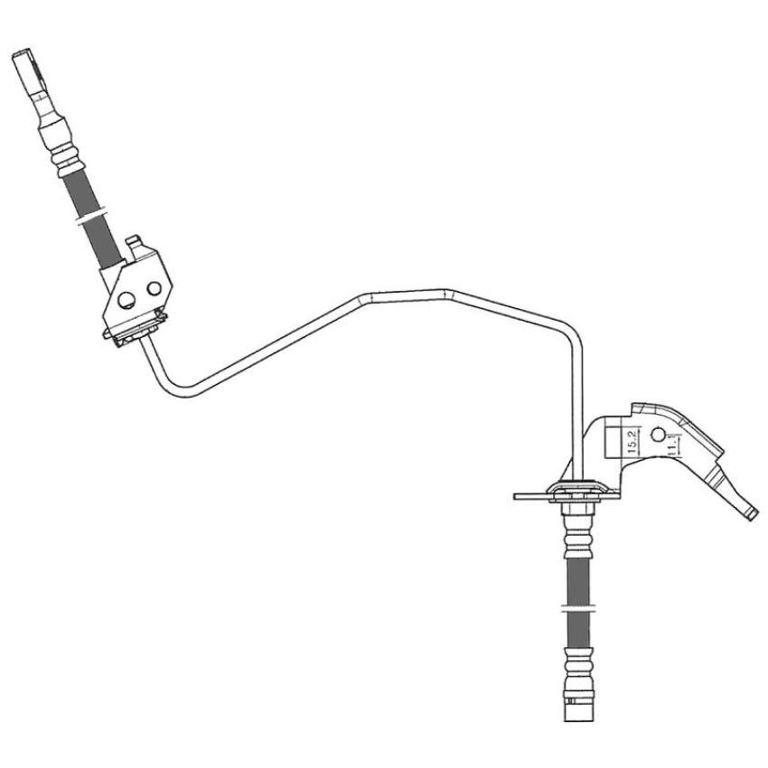 CENTRIC PARTS 150.62436 Centric Brake Hose