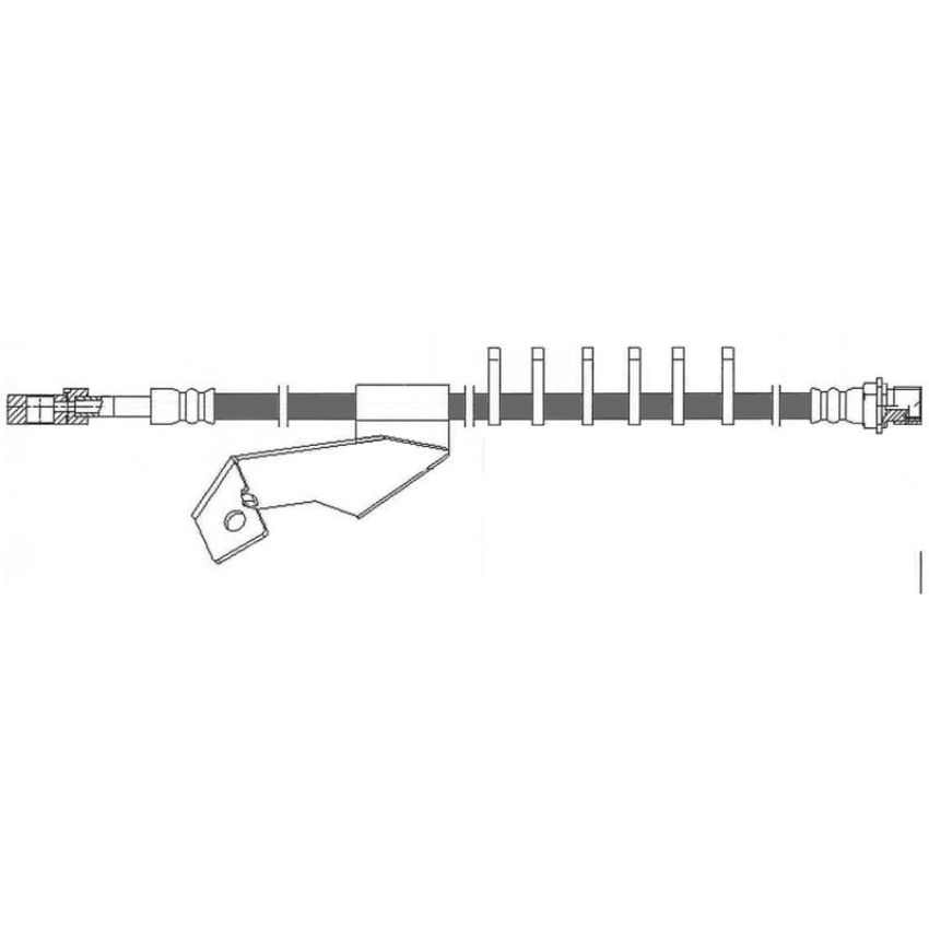 CENTRIC PARTS 150.76006 Centric Brake Hose