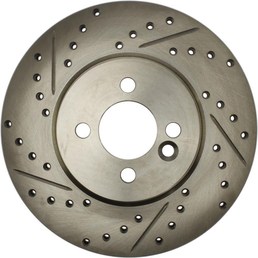 CENTRIC PARTS 227.34101 C-Tek Standard Drilled and Slotted Brake Rotor
