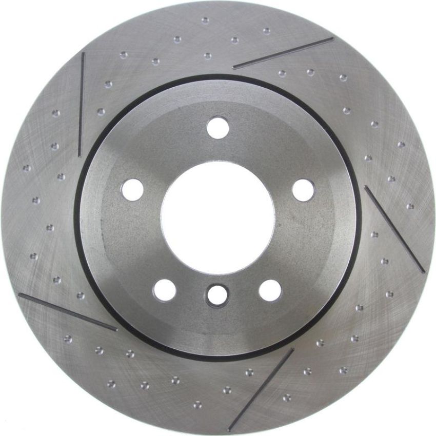 CENTRIC PARTS 227.34109 C-Tek Standard Drilled and Slotted Brake Rotor