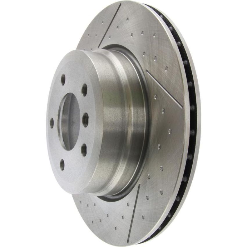 CENTRIC PARTS 227.34109 C-Tek Standard Drilled and Slotted Brake Rotor