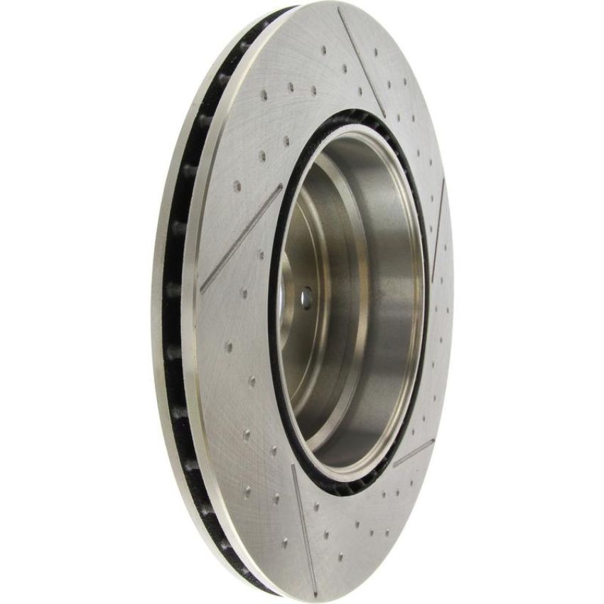 CENTRIC PARTS 227.34109 C-Tek Standard Drilled and Slotted Brake Rotor