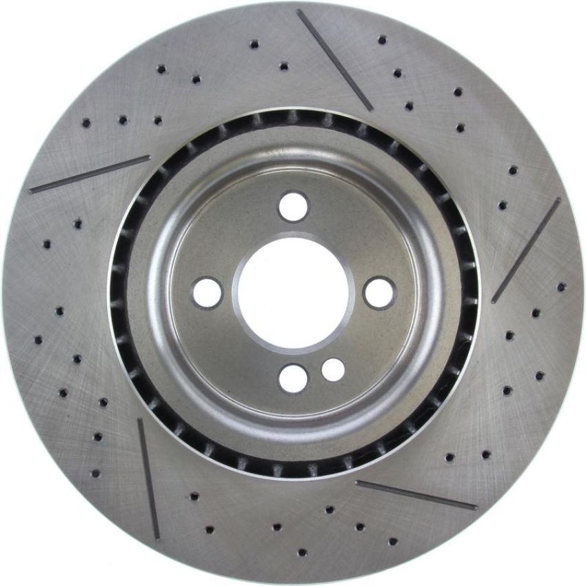 CENTRIC PARTS 227.34114 C-Tek Standard Drilled and Slotted Brake Rotor