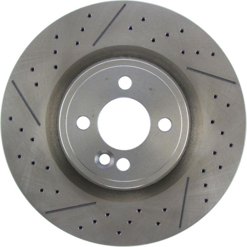 CENTRIC PARTS 227.34114 C-Tek Standard Drilled and Slotted Brake Rotor